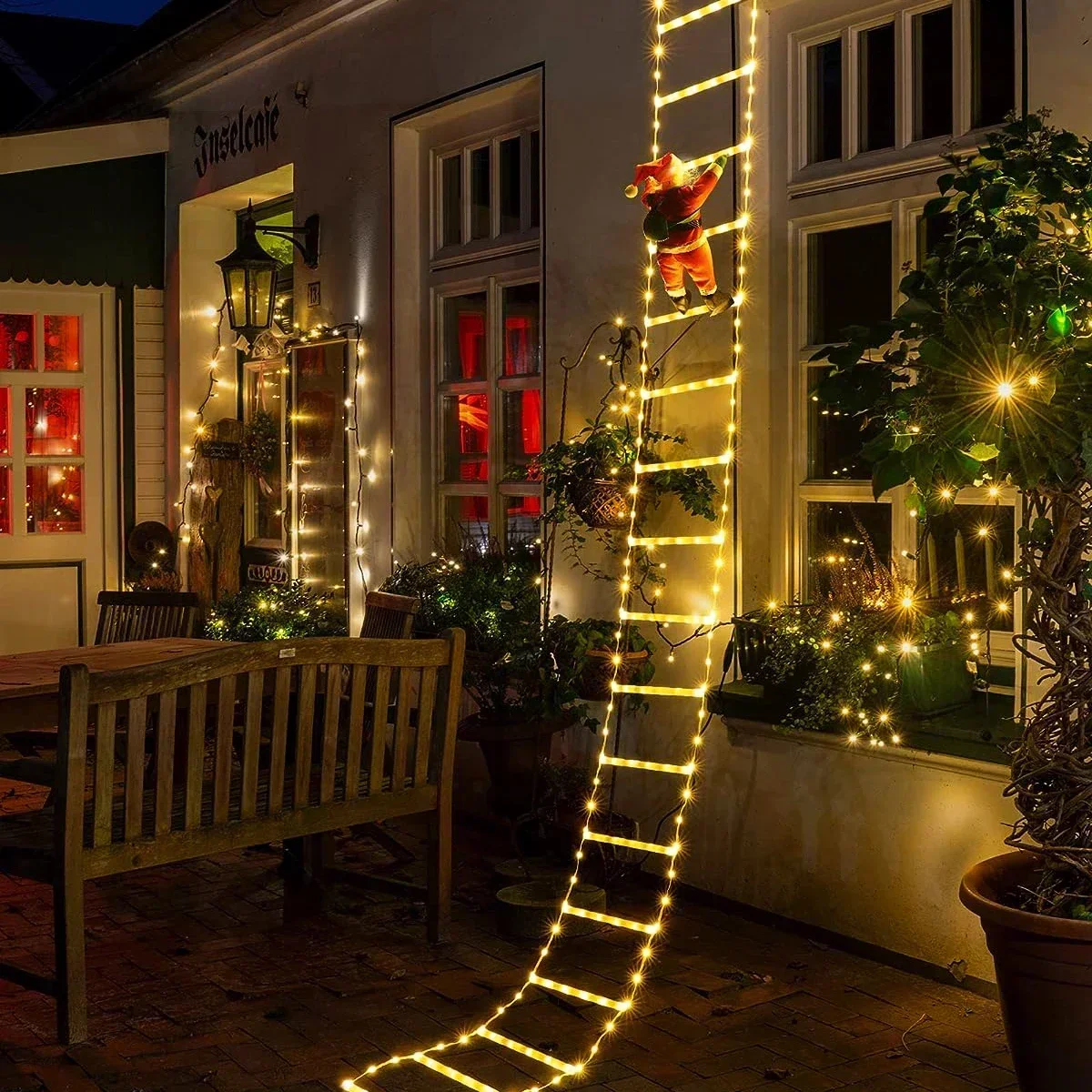 Lighting Tree Decor - LED Ladder Light for Santa Claus