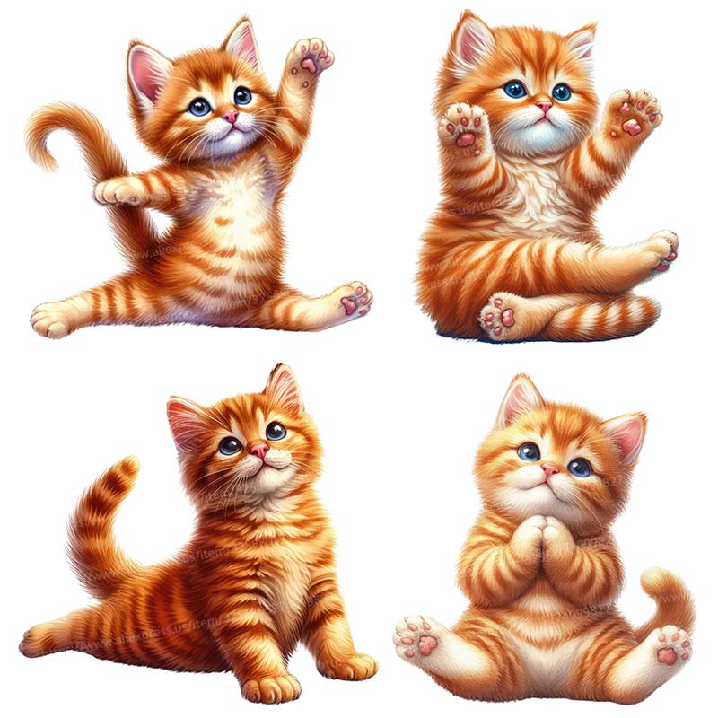 Lighting Mcqueen Bedroom Decor - Yoga Cat Wall Sticker Removable Home
