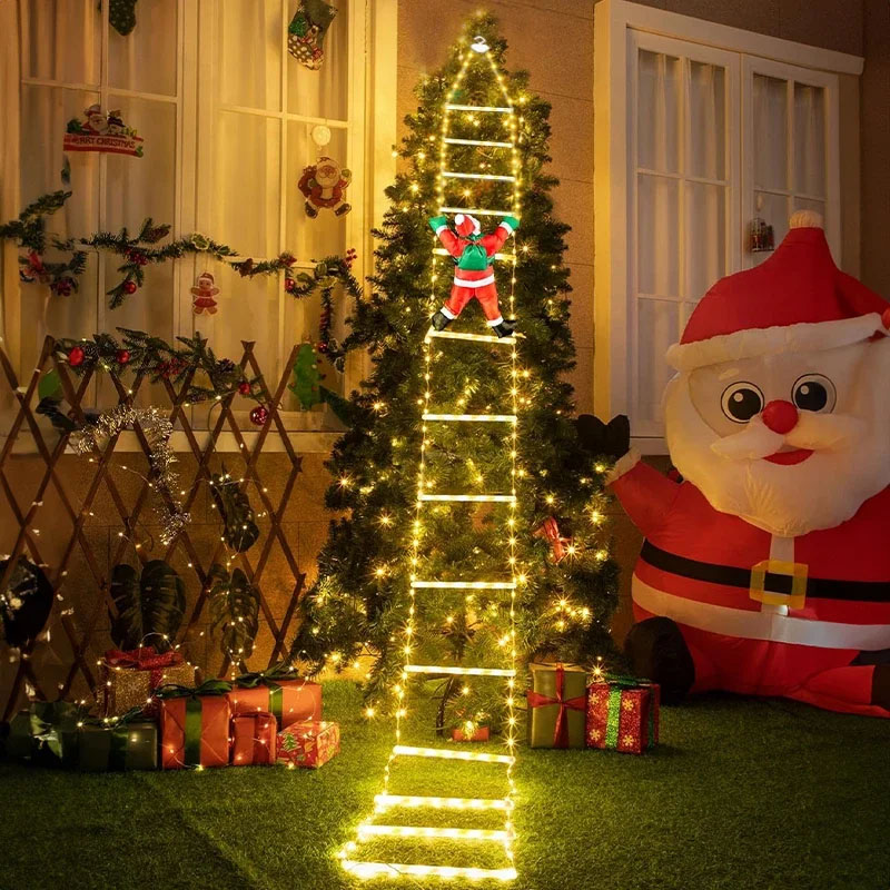 Lighting Tree Decor - LED Christmas Lights Christmas Decorative Ladder