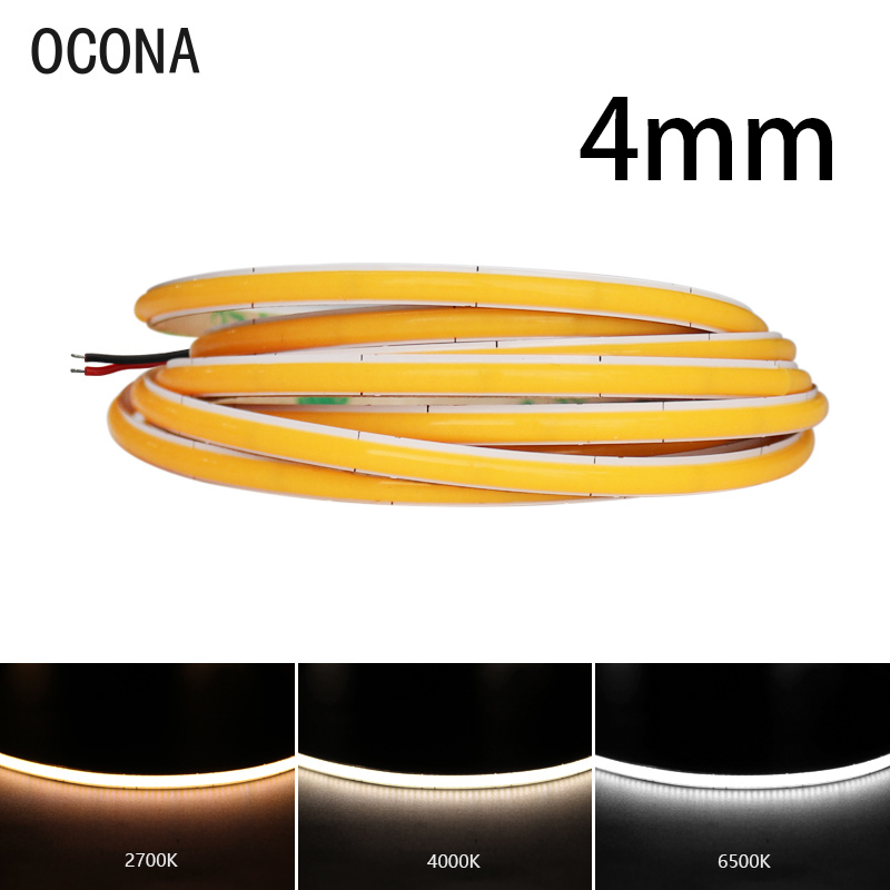 Lighting Mcqueen Bedroom Decor - 4mm Narrow COB LED Strip Lights