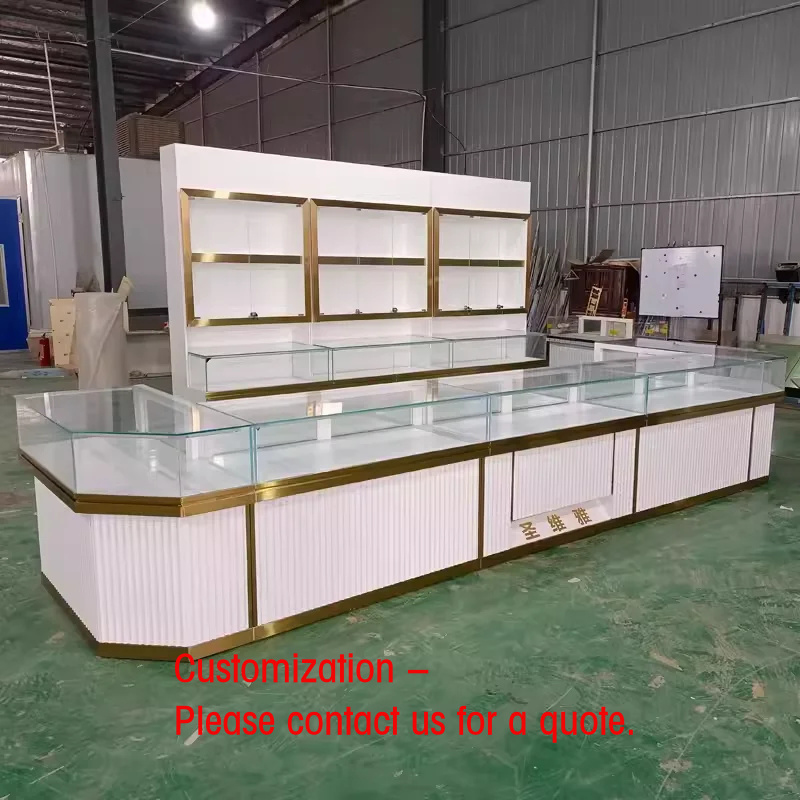Furniture Lighting & Decor Magazine - custom.Glass Jewellery Display Cabinet Jewelry Island