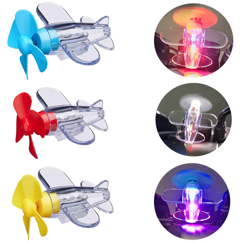 Lighting Decor Ideas - Wind Powered LED Airplane Ornament for