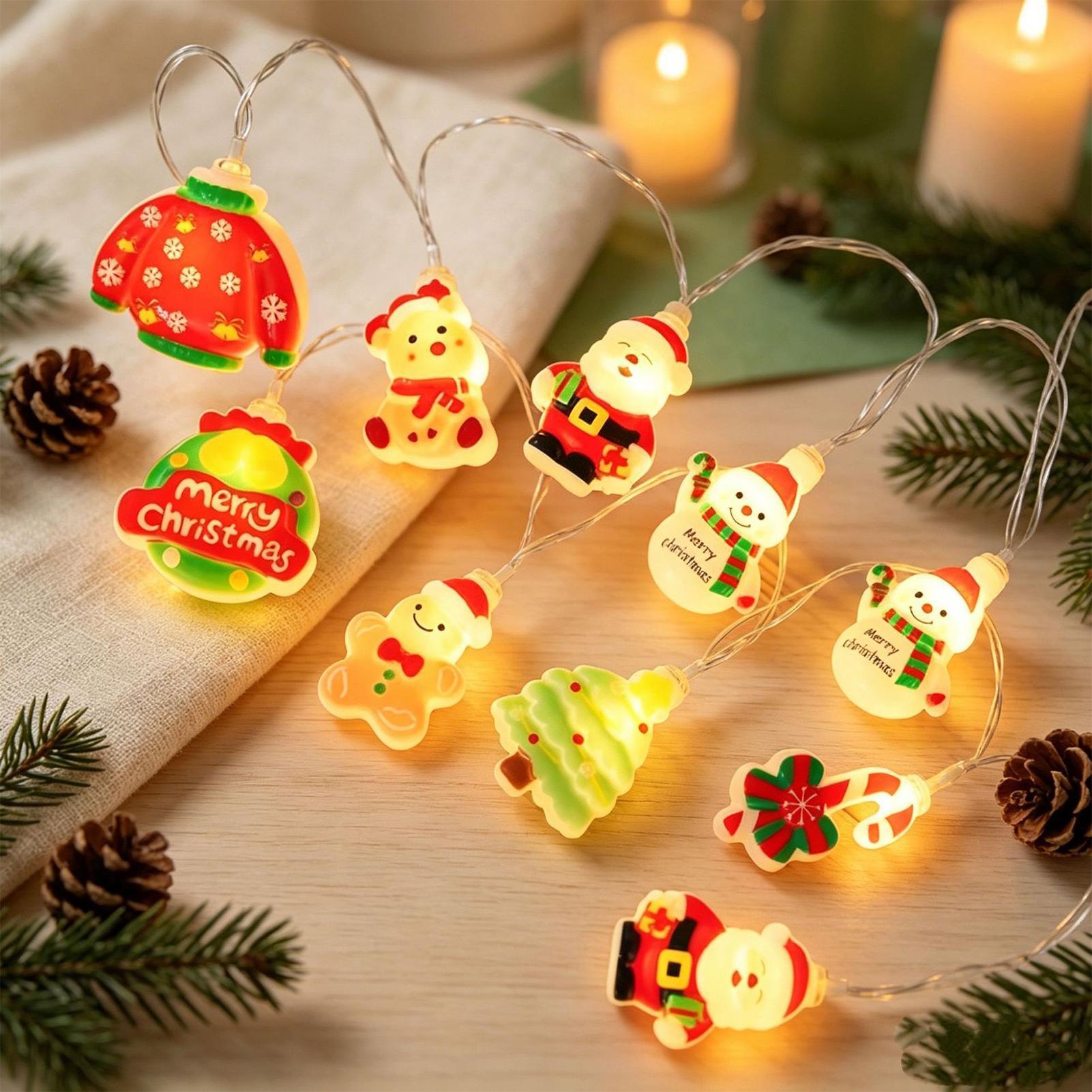 Lighting Tree Decor - Santa Claus String Light LED Santa