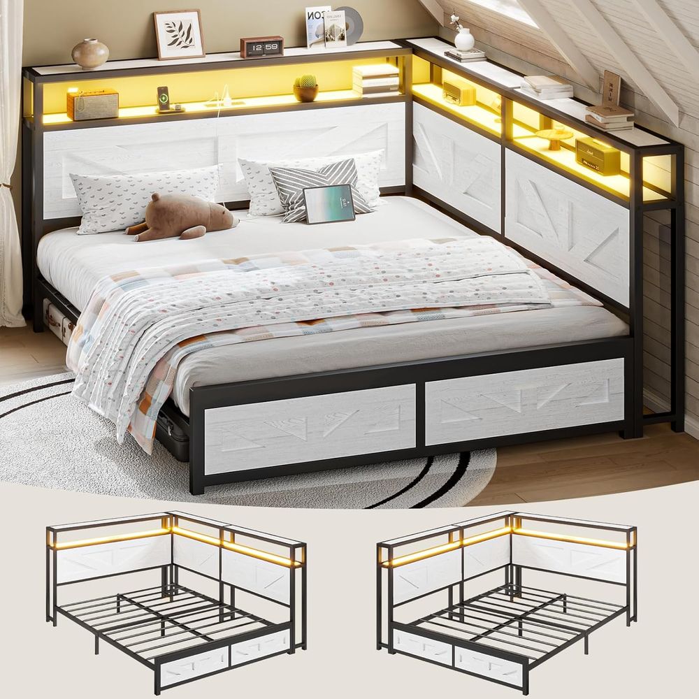 Furniture Lighting & Decor Magazine - CIKUNASI Queen Bed e with Storage