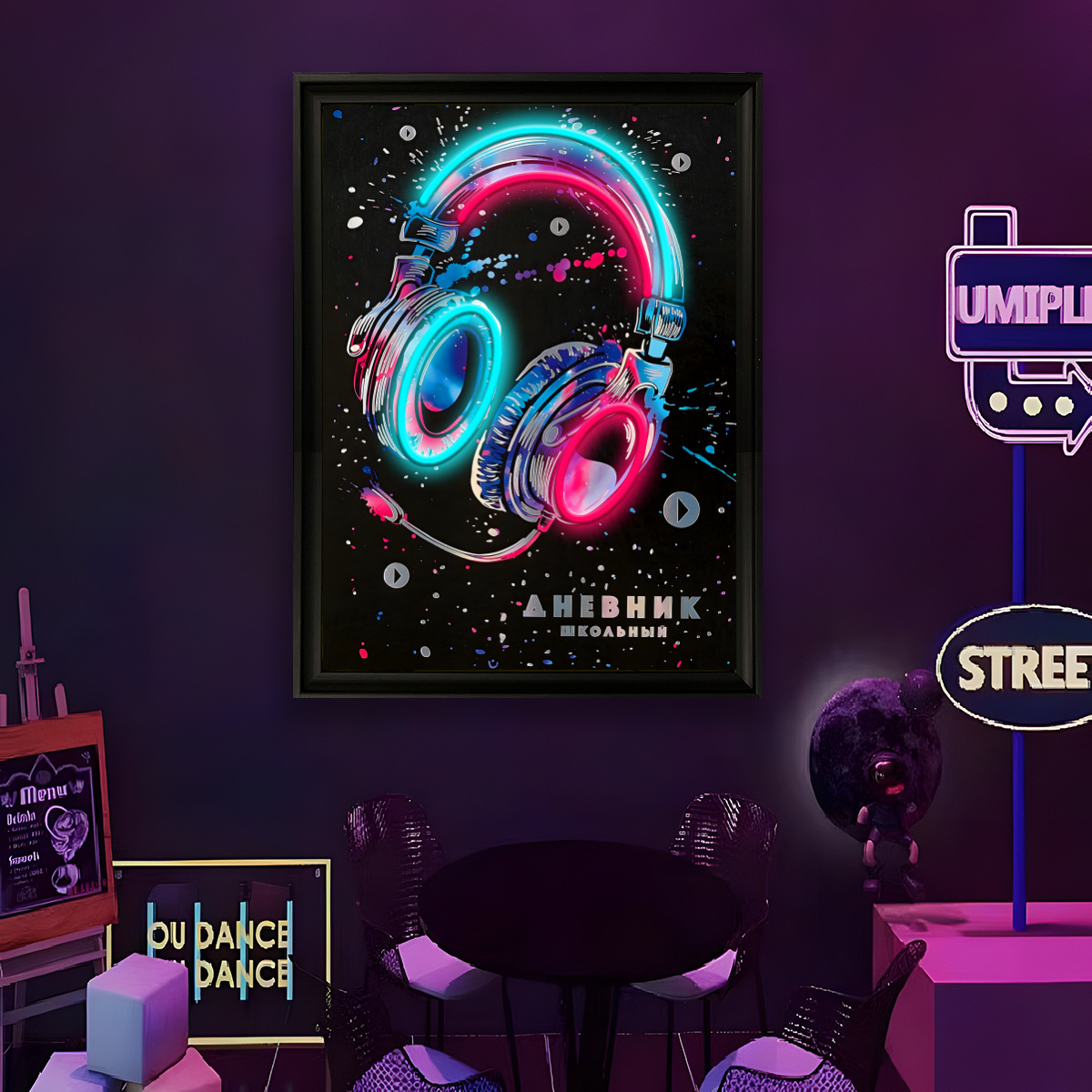 USB Powered LED Neon Light Fun - огляд і ціна Led Lighting Wall Decor