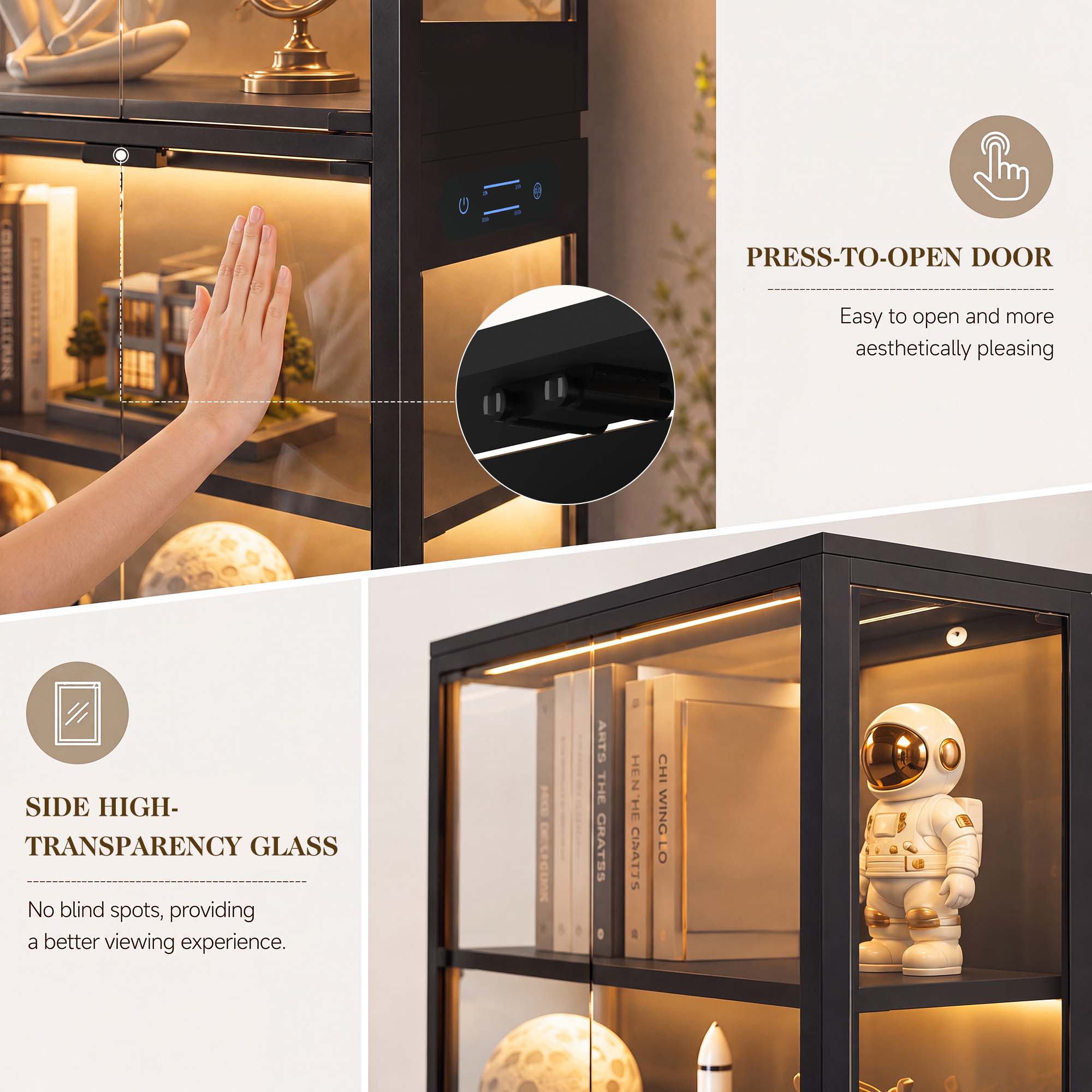 TCGBKAF 5‑Tier Display Cabinet - огляд і ціна Home Lighting And Decor