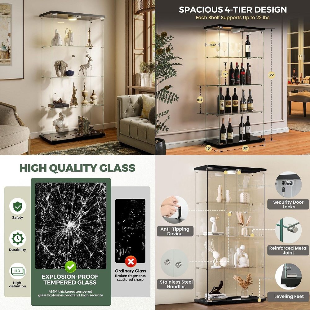 Display Cabinet with LED Light - огляд і ціна Lighting & Home Decor Studio