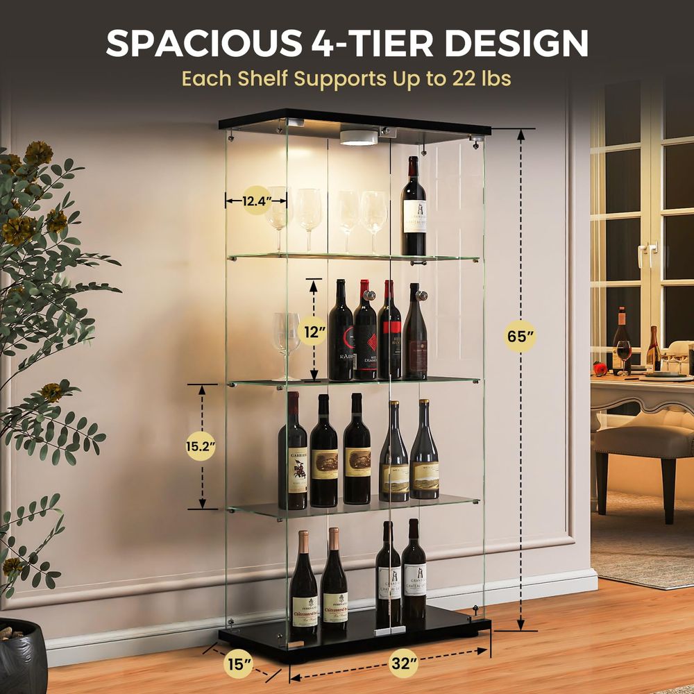 Display Cabinet with LED Light - огляд і ціна Lighting & Home Decor Studio