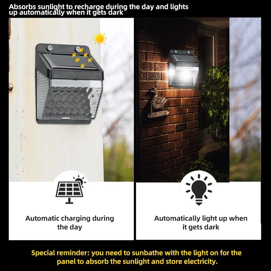LED Solar Light PIR Motion Sen - огляд і ціна Led Lighting Wall Decor