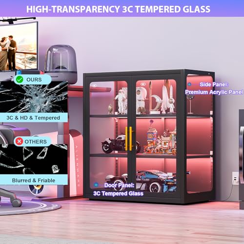 Display Cabinet with Glass Doo - огляд і ціна Lighting & Home Decor Studio