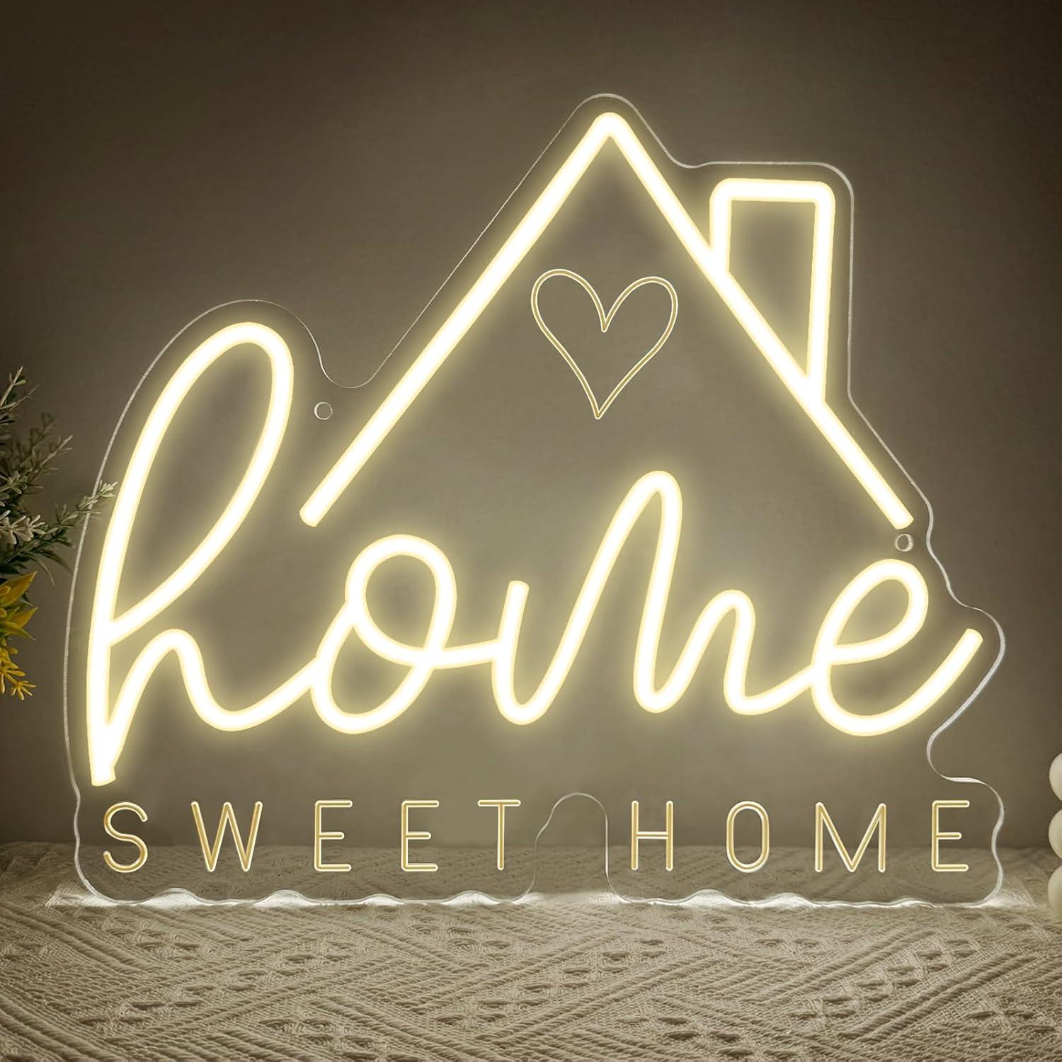 Sweet Home Neon Sign USB Dimma - огляд і ціна Home Lighting And Decor