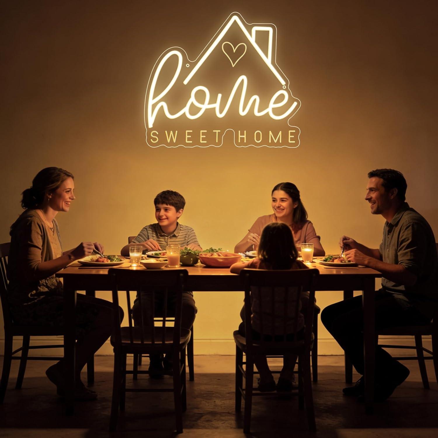 Sweet Home Neon Sign USB Dimma - огляд і ціна Home Lighting And Decor
