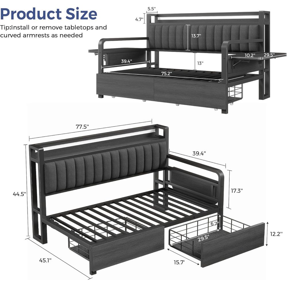 Jevol Twin Bed e with Storage  - огляд і ціна Furniture Lighting & Decor Magazine