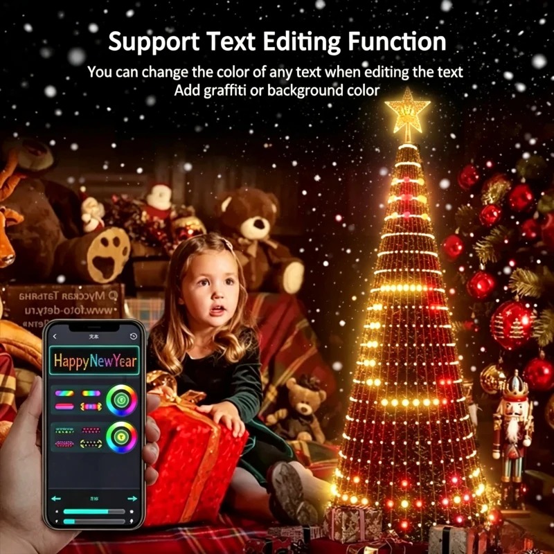 Smart RGB Christmas Tree Toppe - огляд і ціна Lighting Tree Decor