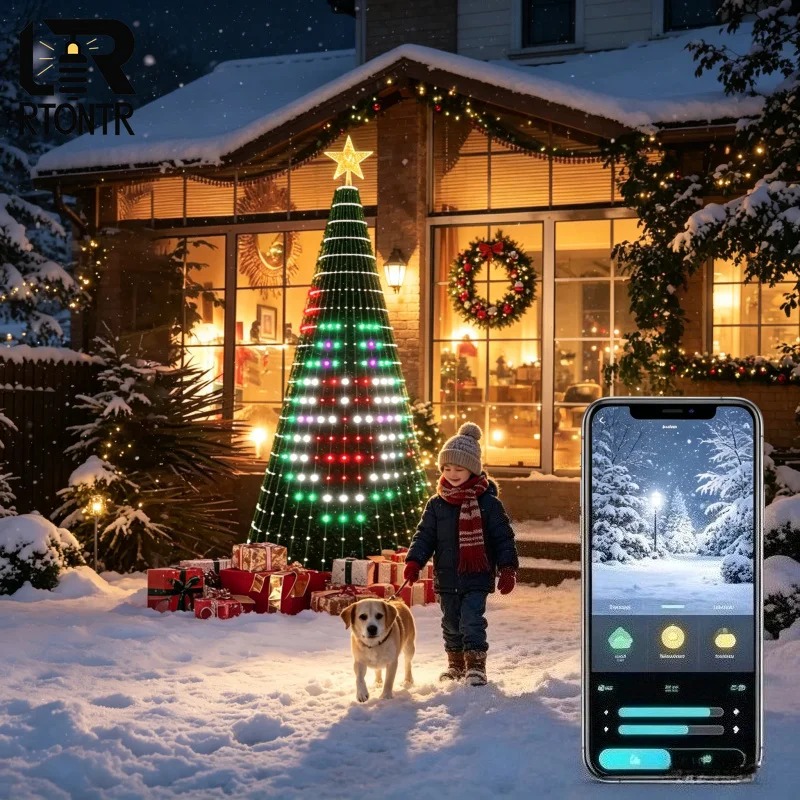 Smart RGB Christmas Tree Toppe - огляд і ціна Lighting Tree Decor