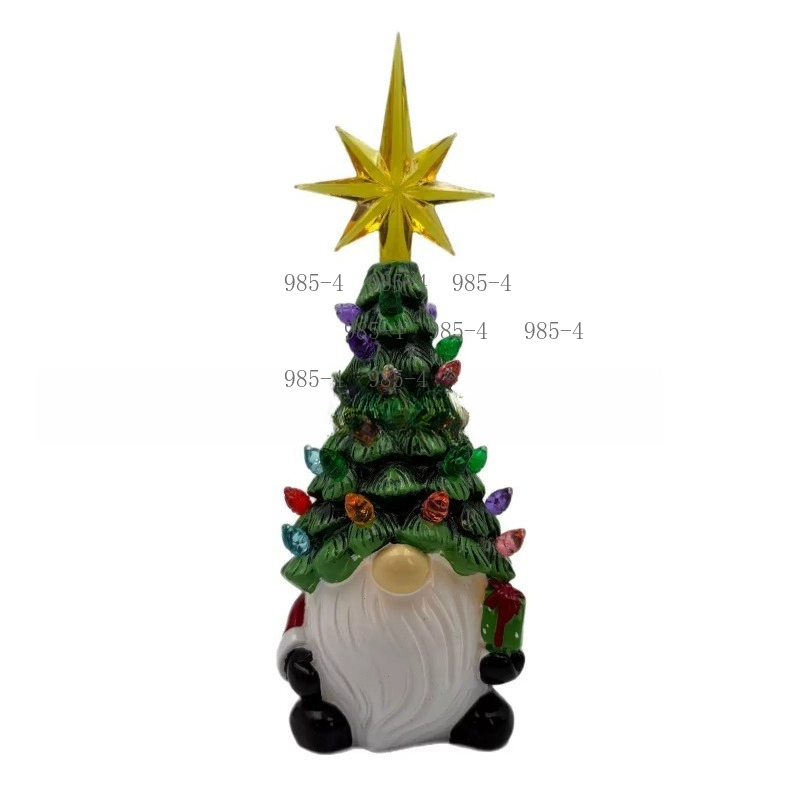 Cute Resin Gnome Lamp Christma - огляд і ціна Lighting Tree Decor