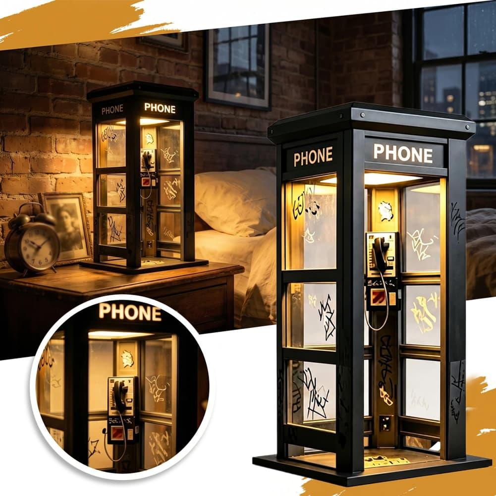 Retro Graffiti Phone Booth Tab - огляд і ціна Lighting Decor Ideas