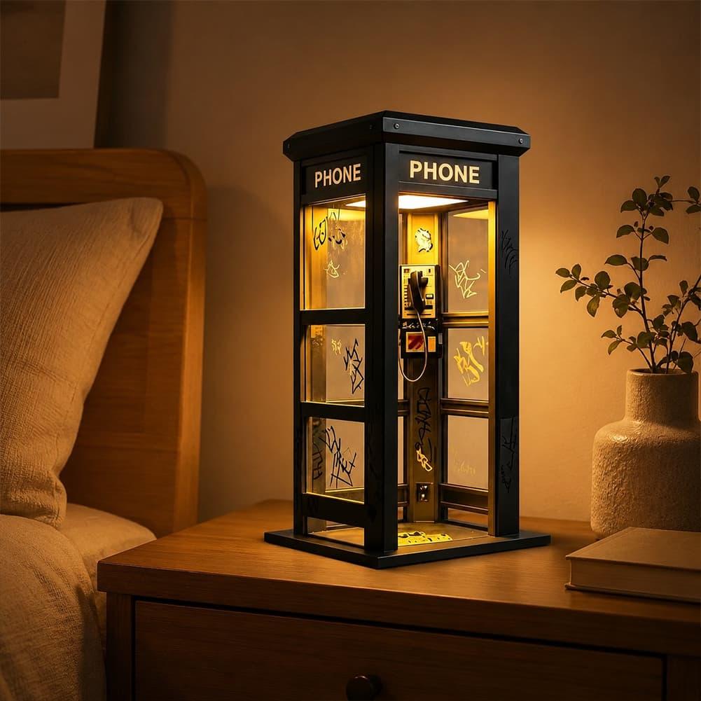 Retro Graffiti Phone Booth Tab - огляд і ціна Lighting Decor Ideas