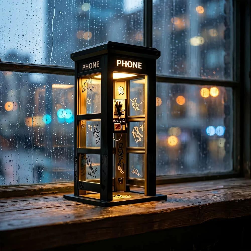 Retro Graffiti Phone Booth Tab - огляд і ціна Lighting Decor Ideas