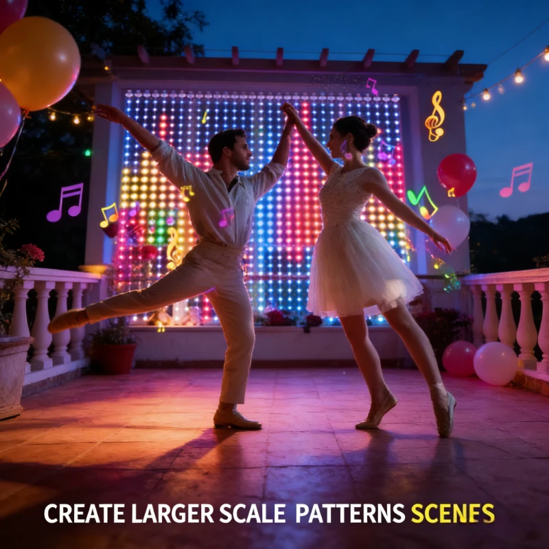 Smart 400LED Curtain Lights, M - огляд і ціна Lighting Decor For Wedding