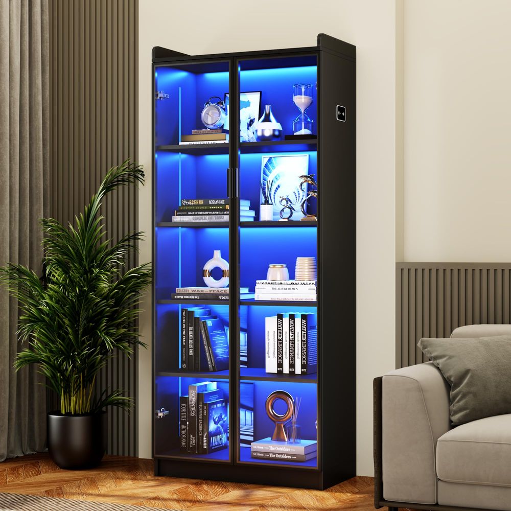 Display Cabinet with Adjustabl - огляд і ціна Lighting & Home Decor Studio
