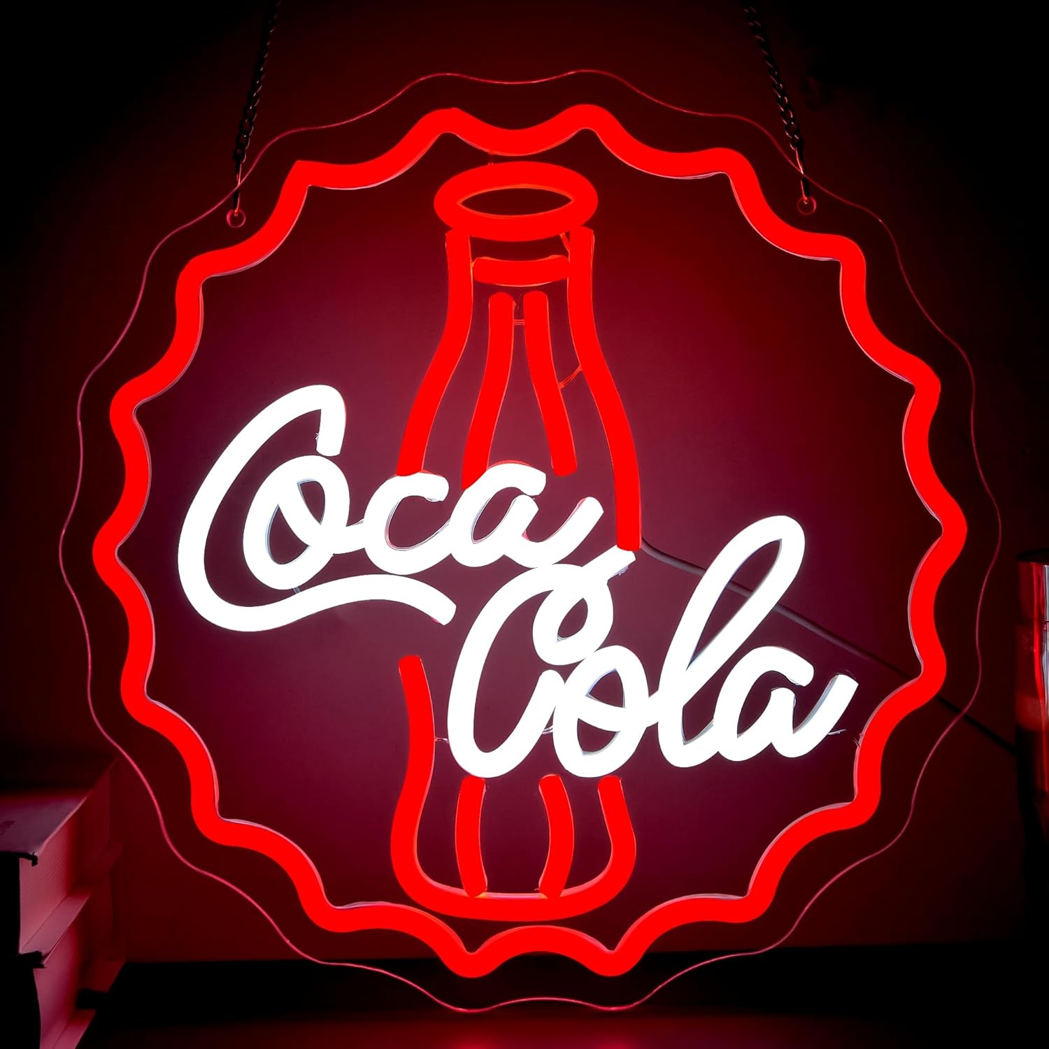 Cola Neon Sign Art Wall Light  - огляд і ціна Led Lighting Wall Decor