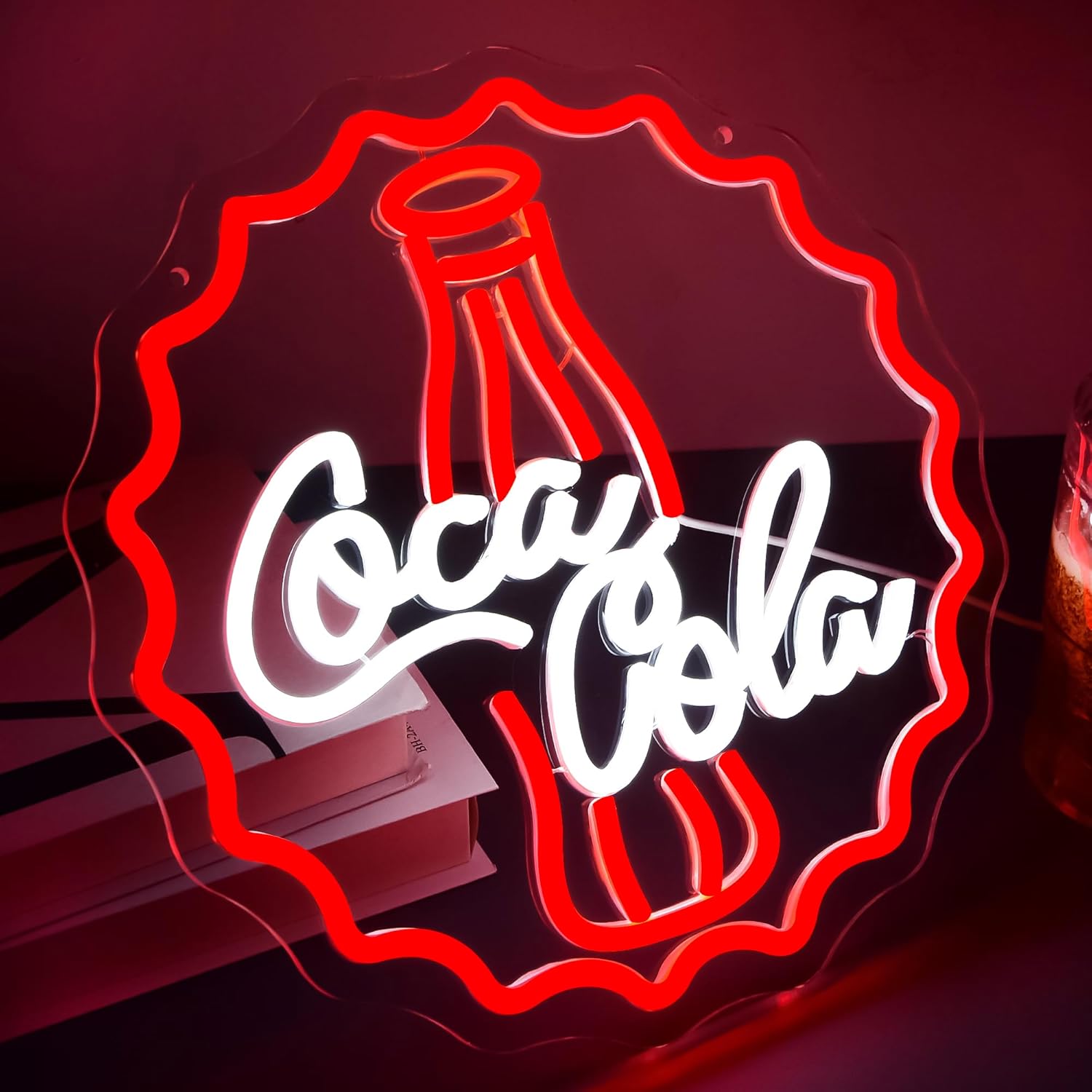 Cola Neon Sign Art Wall Light  - огляд і ціна Led Lighting Wall Decor