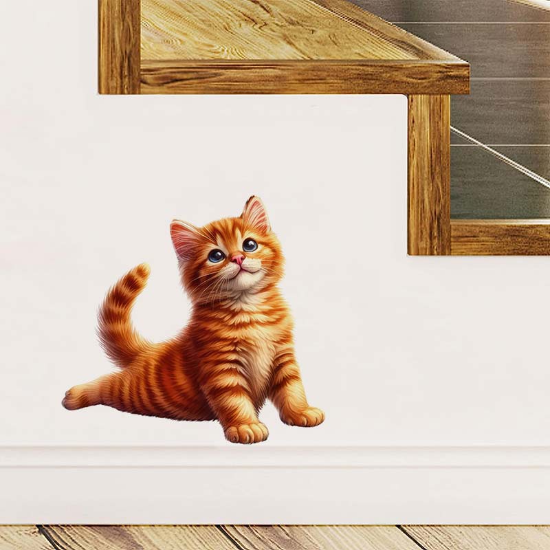 Yoga Cat  Wall Sticker Removab - огляд і ціна Lighting Mcqueen Bedroom Decor
