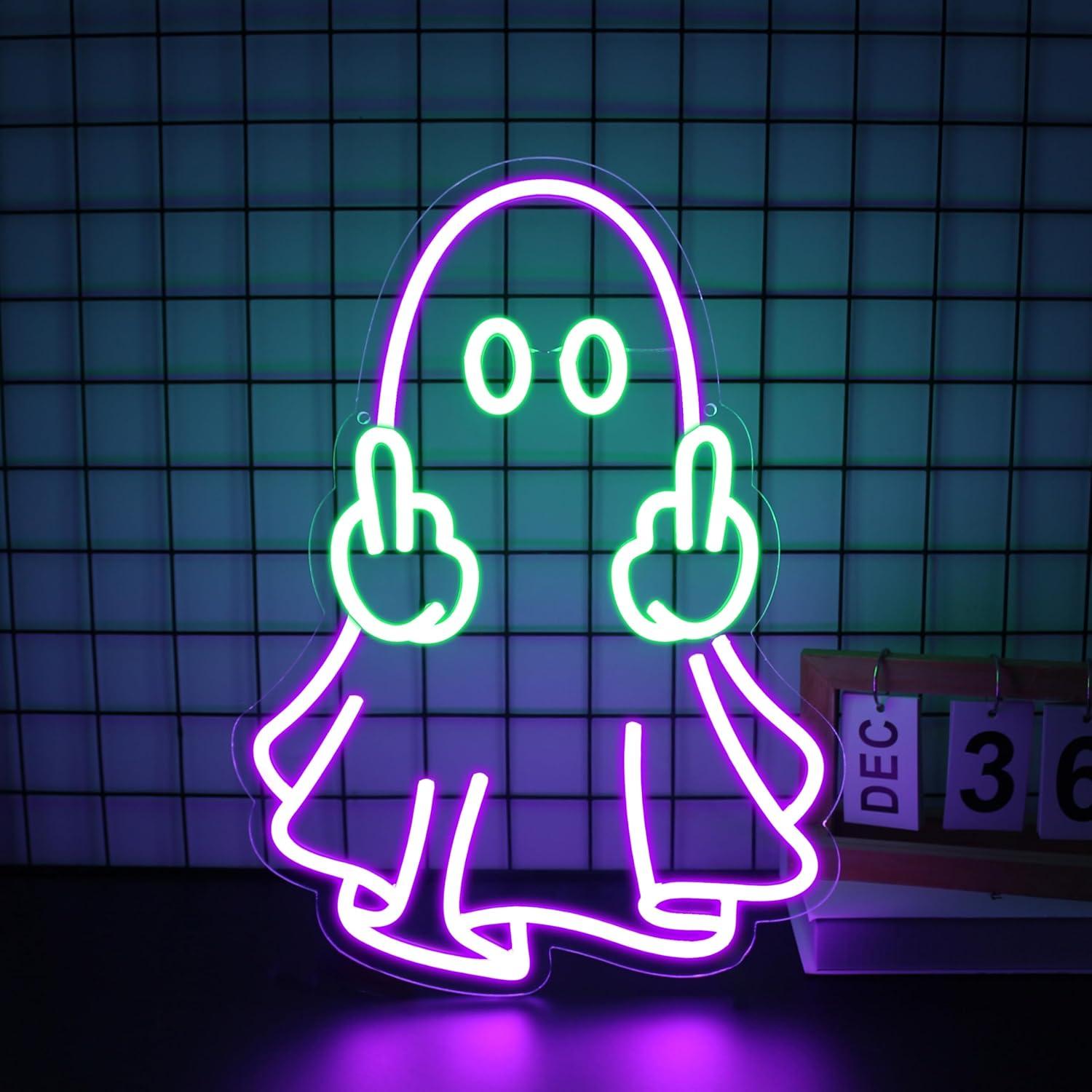 Ghost Neon Sign USB Powered LE - огляд і ціна Led Lighting Wall Decor