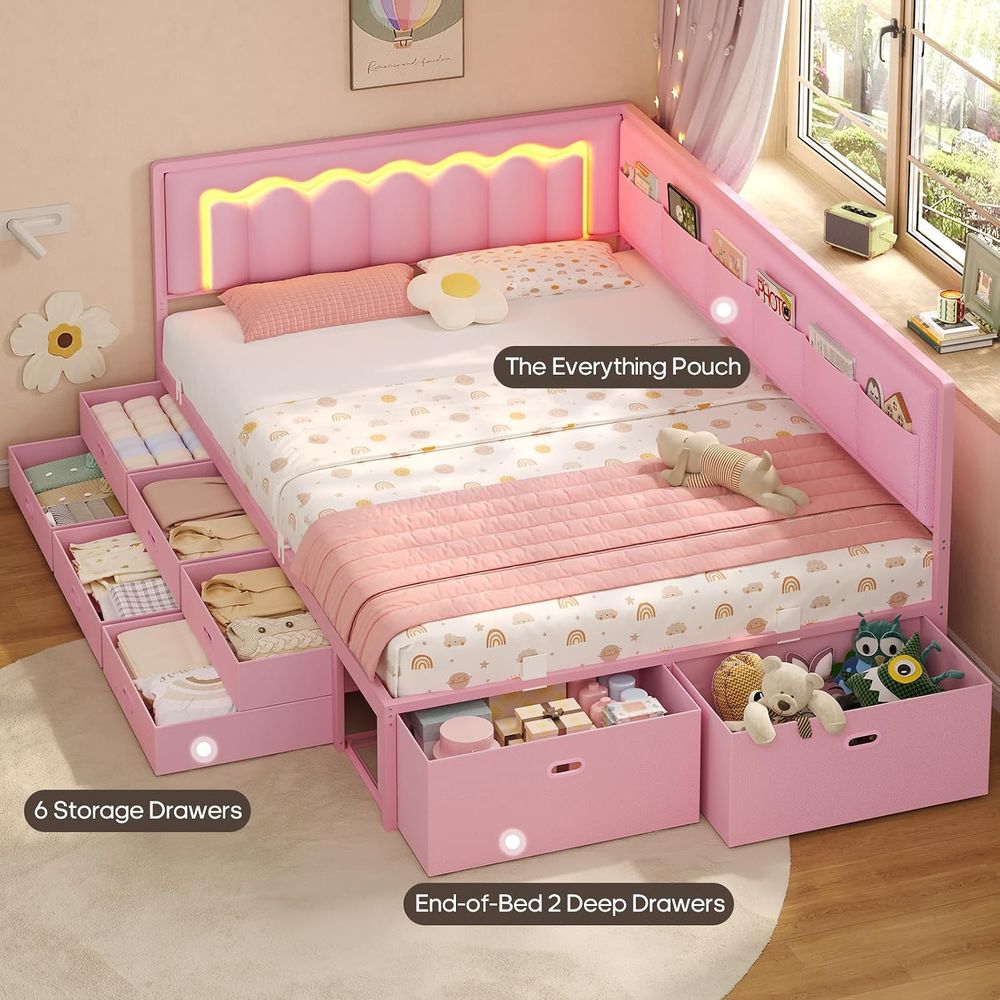 ADORNEVE ull Bed e with 8 Stor - огляд і ціна Furniture Lighting & Decor Magazine