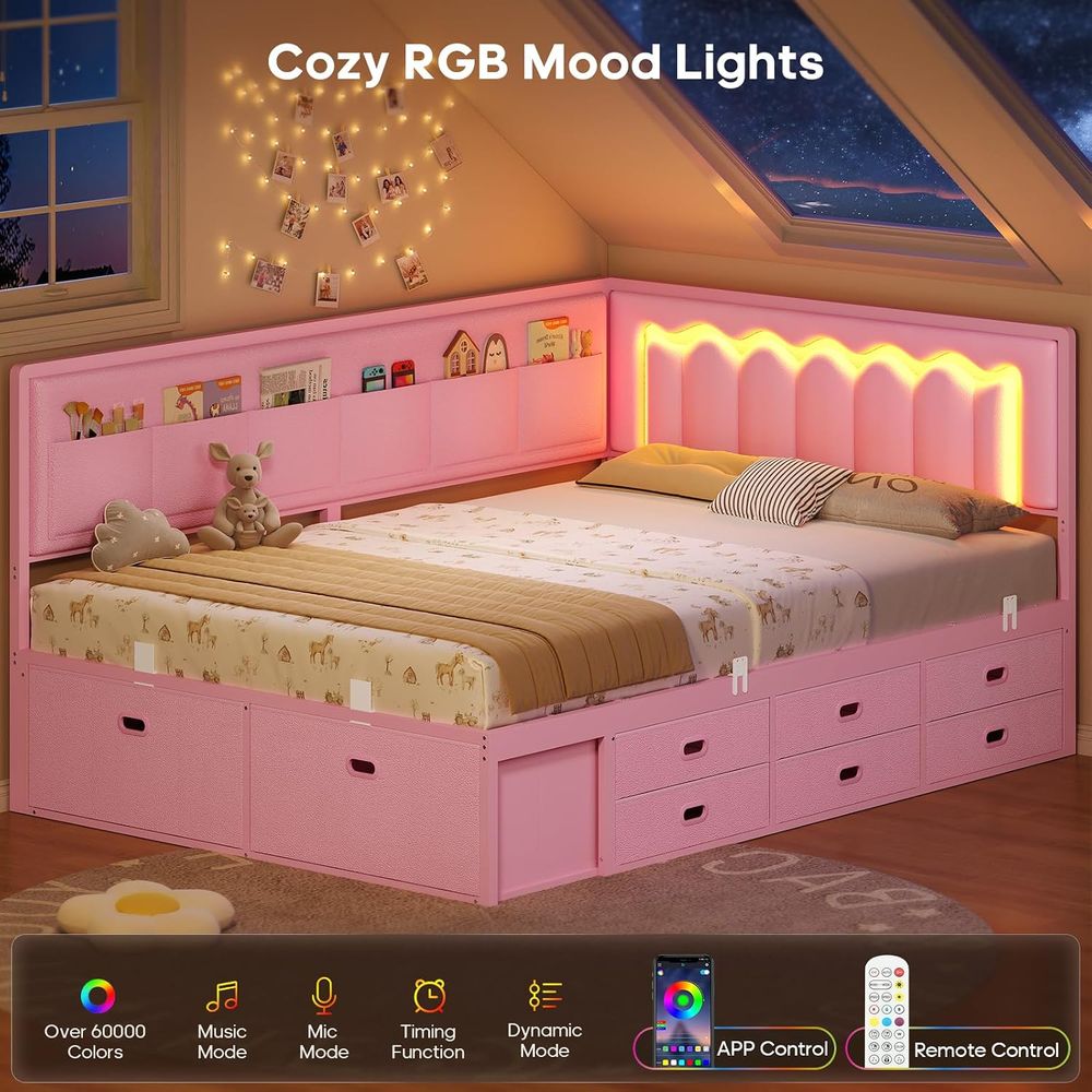 ADORNEVE ull Bed e with 8 Stor - огляд і ціна Furniture Lighting & Decor Magazine
