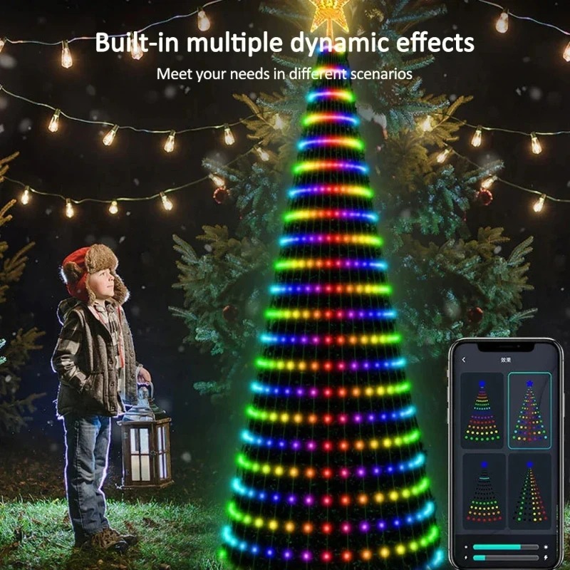 Christmas Star Tree Lights RGB - огляд і ціна Lighting Tree Decor