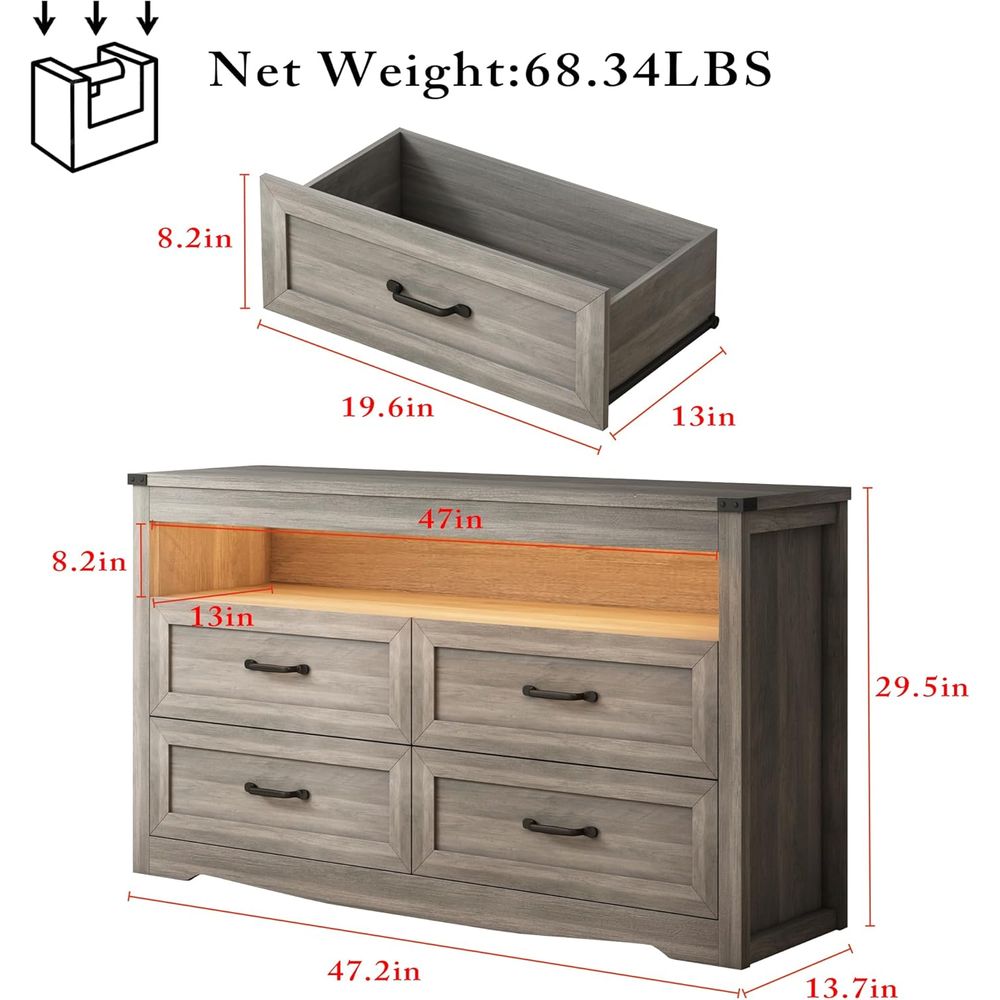 Grey Drer or Bedroom, Wooden 4 - огляд і ціна Furniture Lighting & Decor Magazine