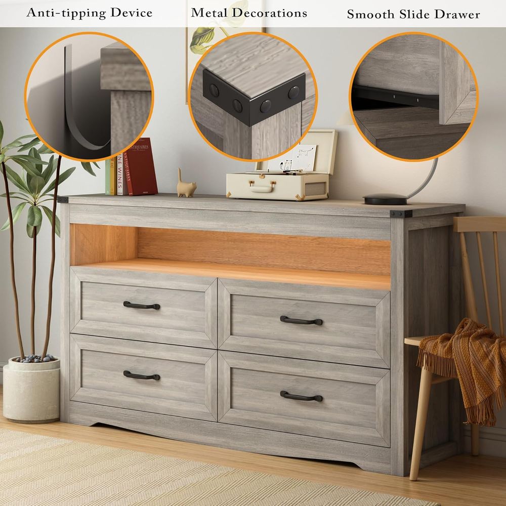 Grey Drer or Bedroom, Wooden 4 - огляд і ціна Furniture Lighting & Decor Magazine