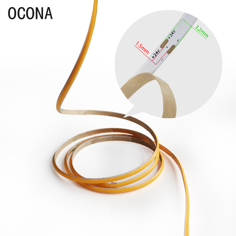 4mm Narrow COB LED Strip Light - огляд і ціна Lighting Mcqueen Bedroom Decor