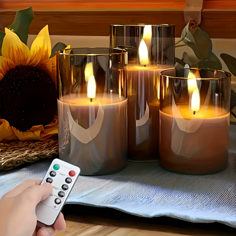 3 Pack Rechargeable Pillar Fak - огляд і ціна Decor Lighting Pack