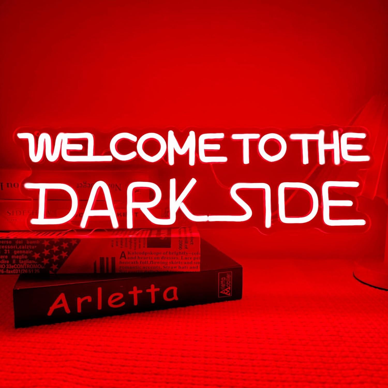 Welcome to the Dark Side Neon  - огляд і ціна Led Lighting Wall Decor