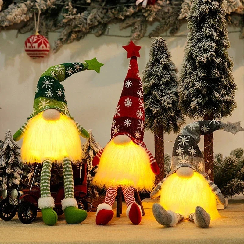Christmas Faceless Doll Gnome  - огляд і ціна Lighting Tree Decor