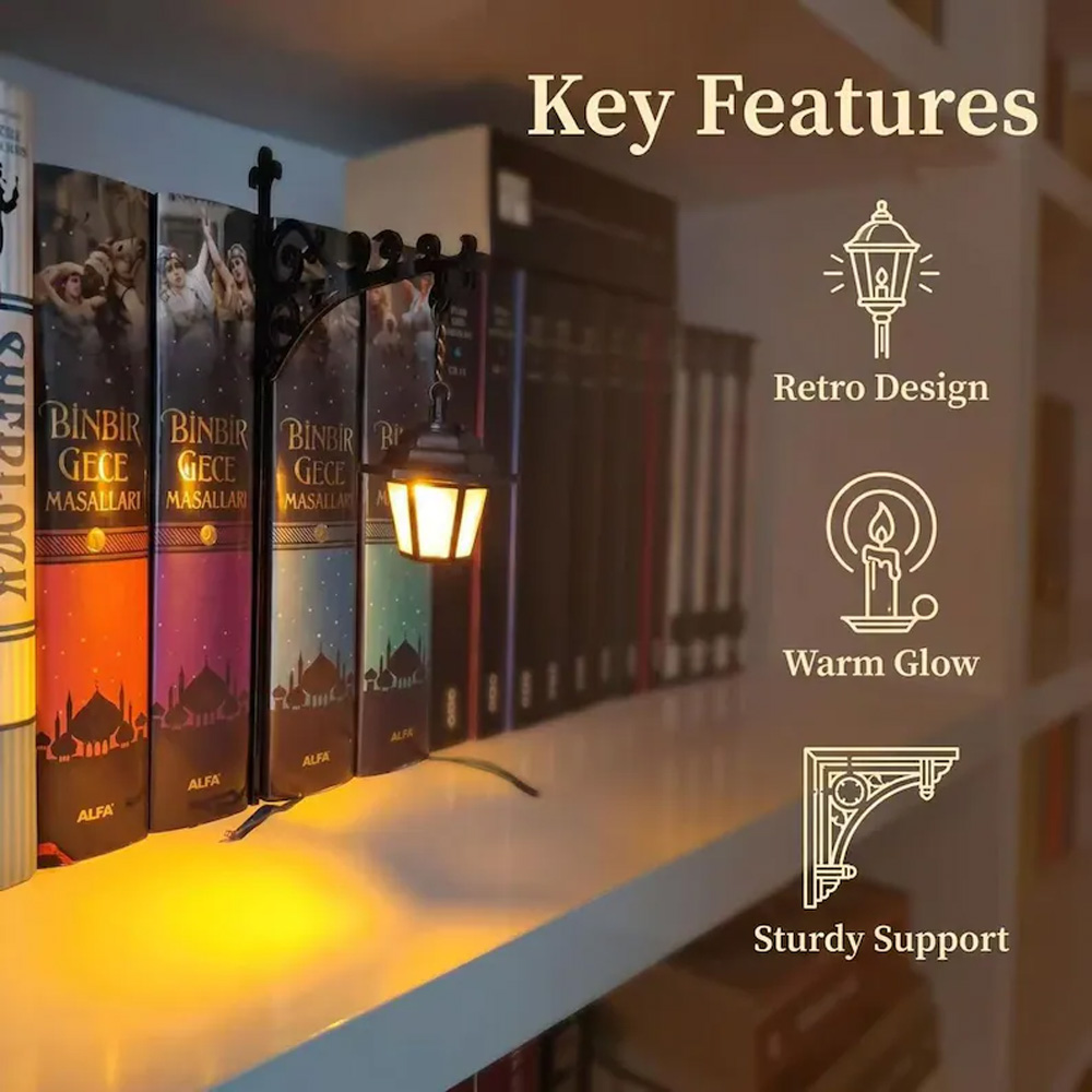 Library Lantern Decorative Boo - огляд і ціна Decor Lighting & Decor Fires Photos