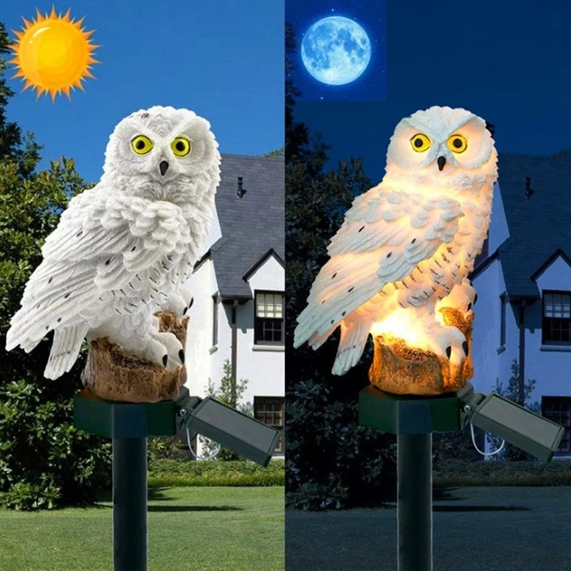 Solar Owl Statue Garden Light  - огляд і ціна Lighting Decor Ideas