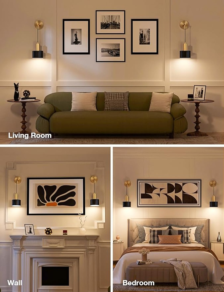 Gold Sconces Wall Decor Set Of - огляд і ціна Decor Lighting Solution