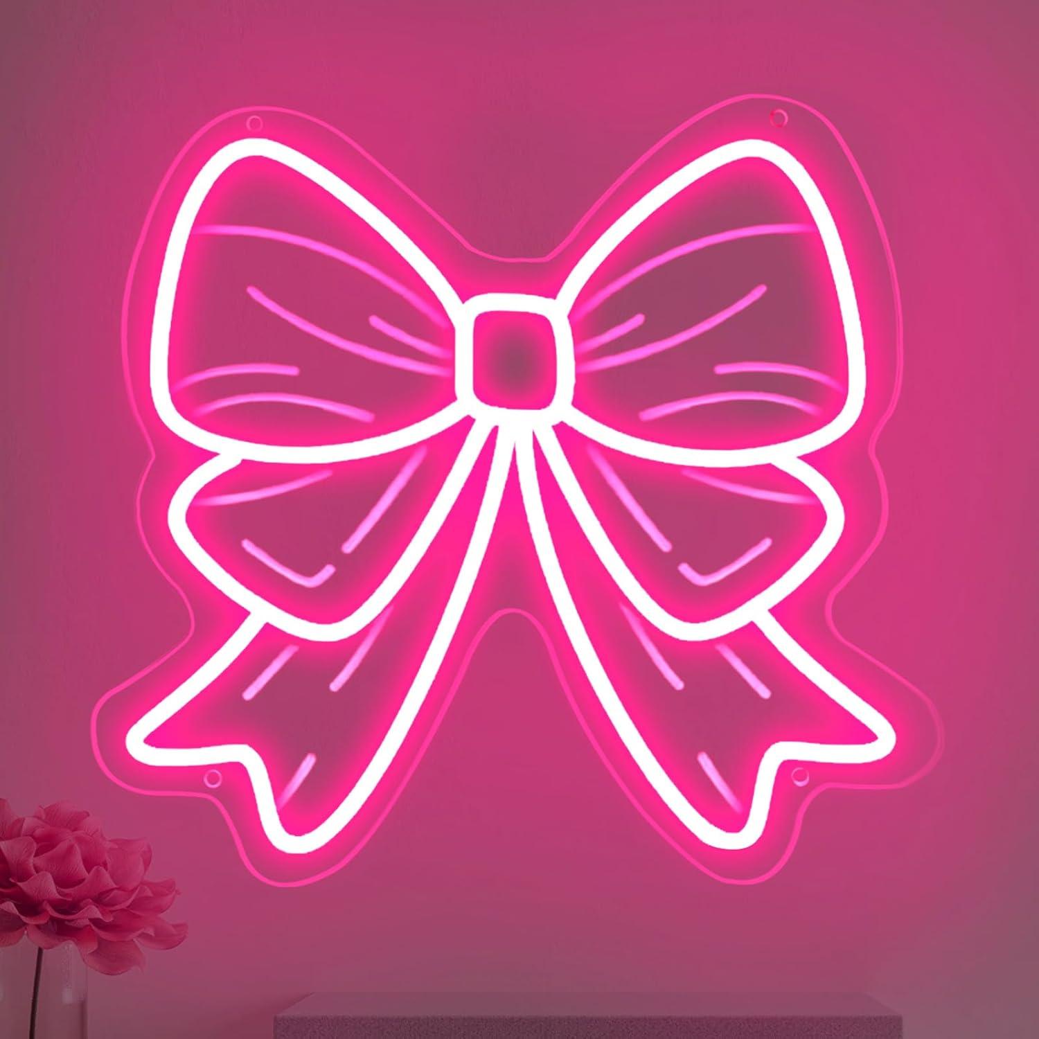 Bow Neon Signs USB Dimmable LE - огляд і ціна Led Lighting Wall Decor