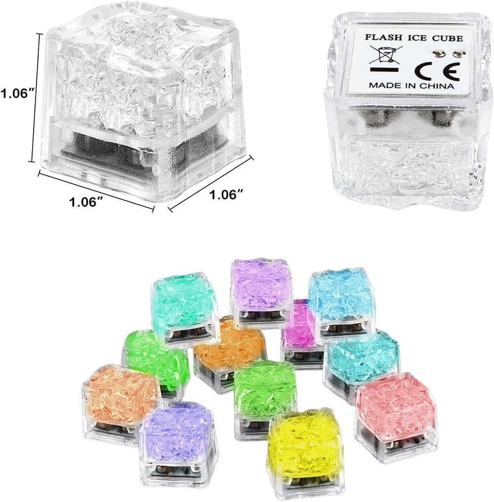 50/100 Pack of LED Ice Cubes G - огляд і ціна Decor Lighting Pack