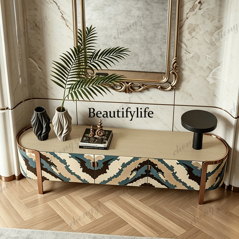 Italian light luxury TV cabine - огляд і ціна Decor Lighting & Decor Fires Photos