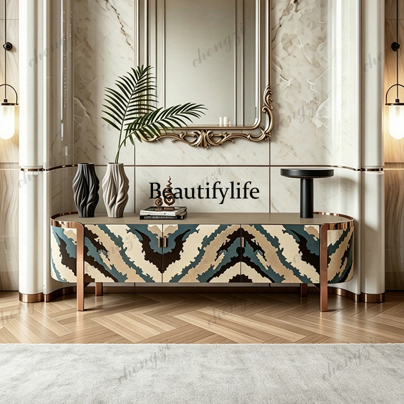 Italian light luxury TV cabine - огляд і ціна Decor Lighting & Decor Fires Photos