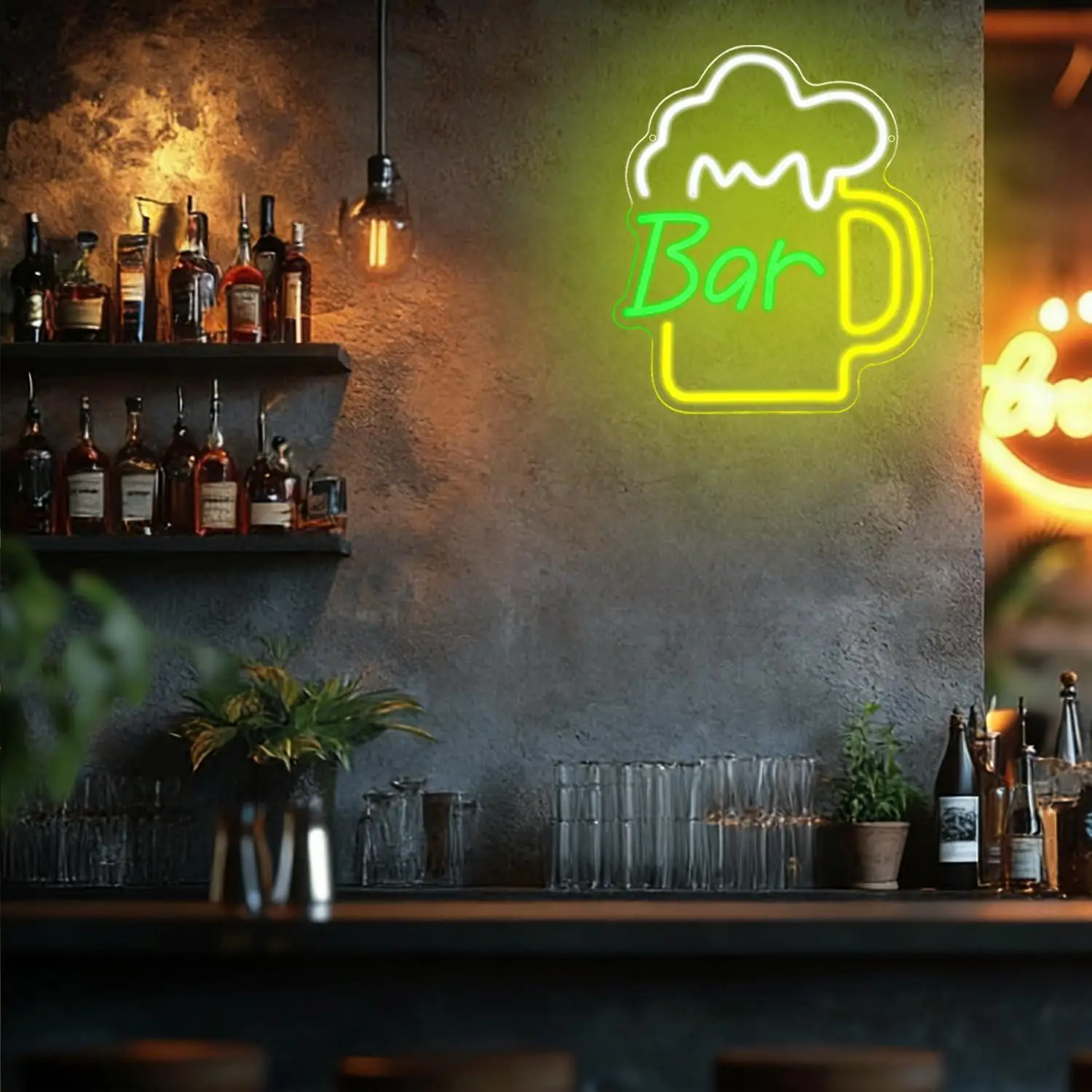 Beer Bar Neon Sign USB Dimmabl - огляд і ціна Led Lighting Wall Decor