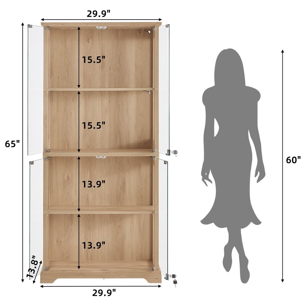 Farmhouse Glass Display Cabine - огляд і ціна Lighting & Home Decor Studio