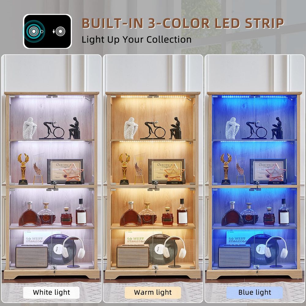 Farmhouse Glass Display Cabine - огляд і ціна Lighting & Home Decor Studio