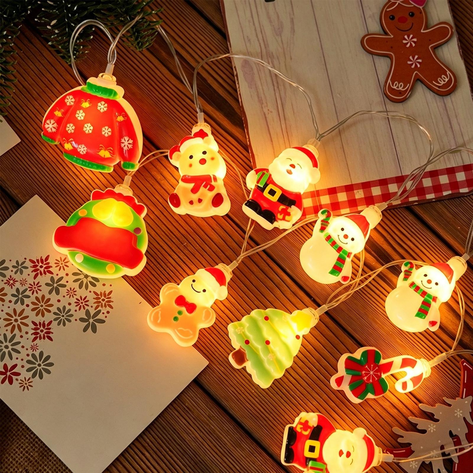 Santa Claus String Light LED S - огляд і ціна Lighting Tree Decor