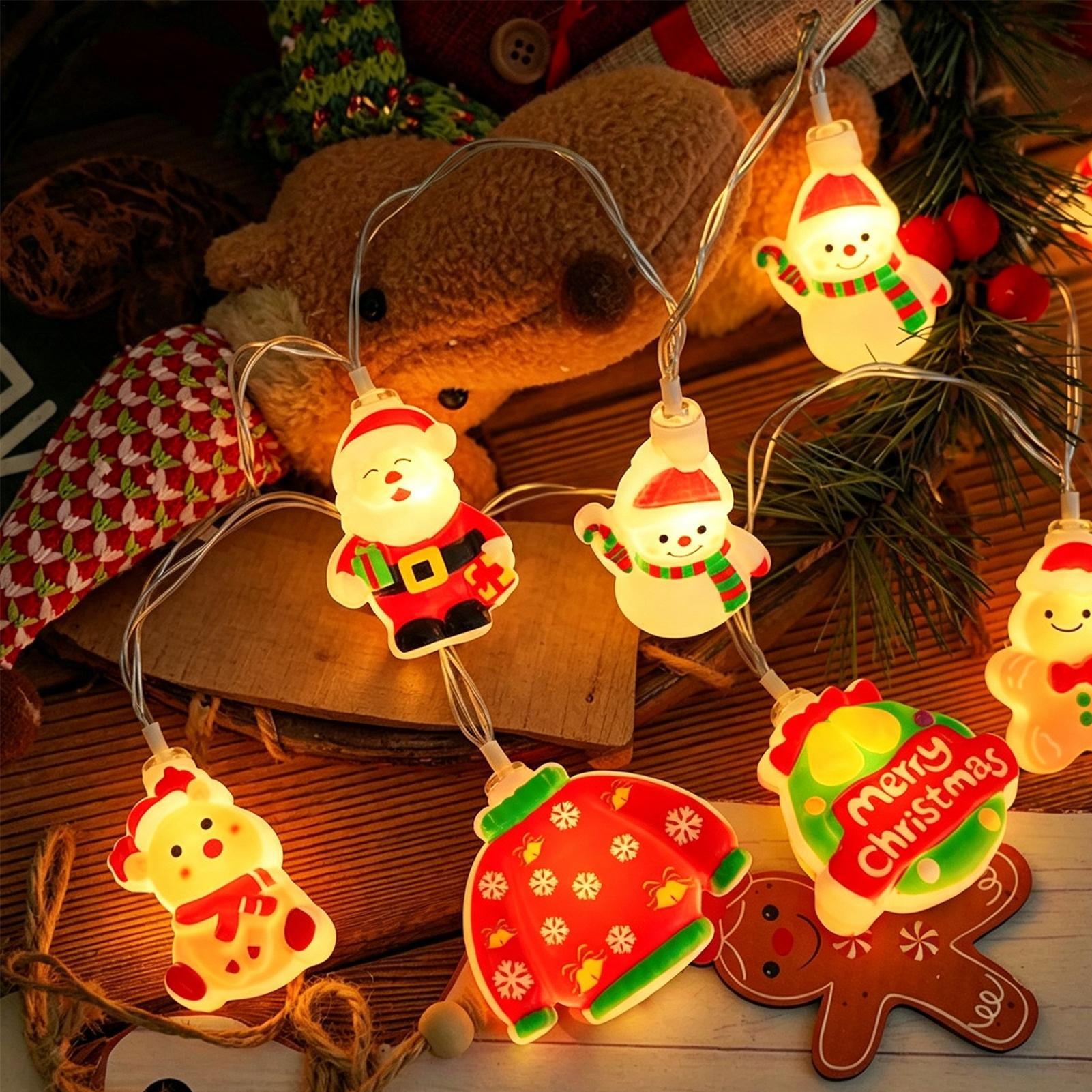 Santa Claus String Light LED S - огляд і ціна Lighting Tree Decor